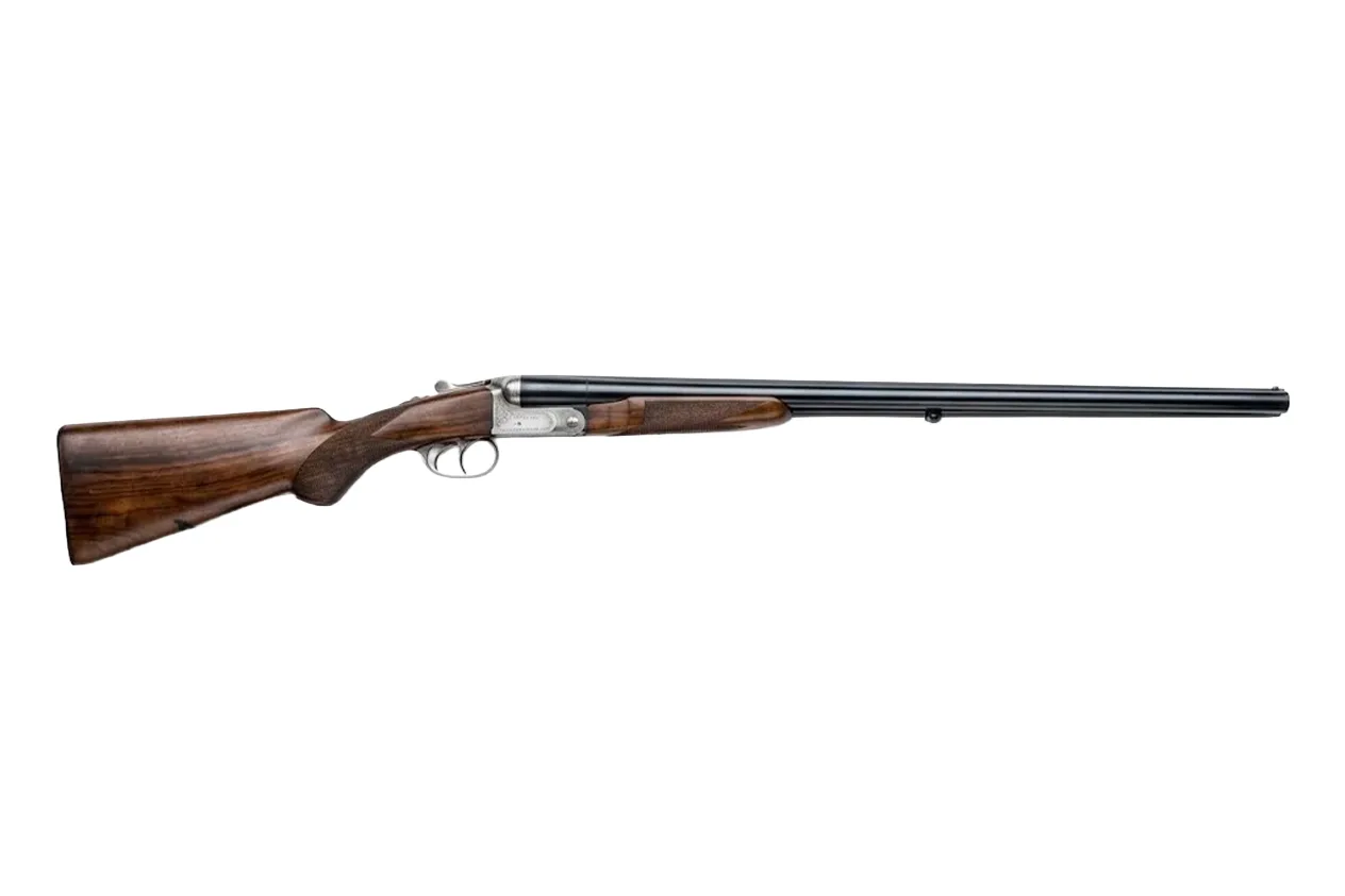 The first double-barrelled shotgun
